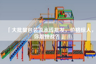 「大批量包裝流水線批發，價格驚人，你敢挑戰？」