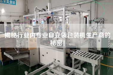 揭秘行業內專業自立袋包裝機生產商的秘密！