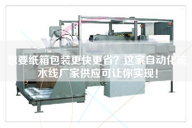 想要紙箱包裝更快更省這家自動化流水線廠家供應可讓你實現！