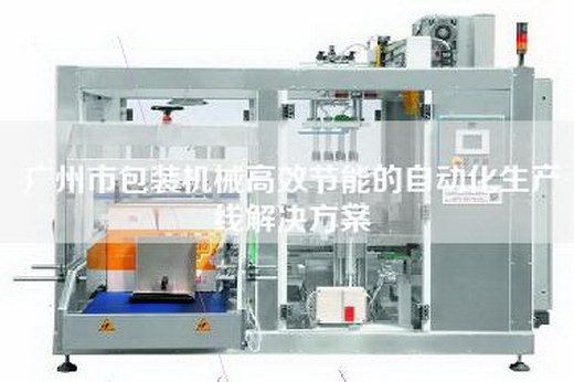 廣州市包裝機械高效節能的自動化生產線解決方案