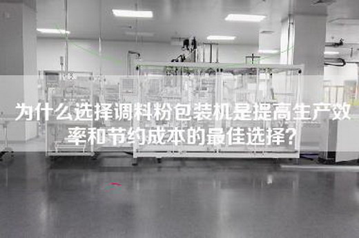 為什么選擇調料粉包裝機是提高生產效率和節約成本的最佳選擇？