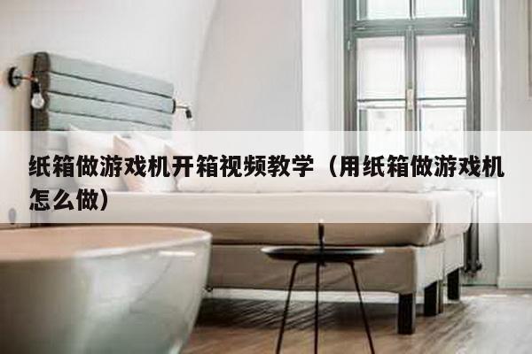 紙箱做游戲機開箱視頻教學(用紙箱做游戲機怎么做)