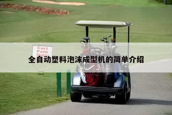 全自動塑料泡沫成型機的簡單介紹